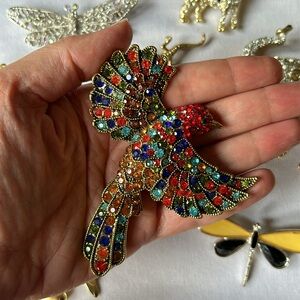 Vintage Brooch Pin - YOU CHOOSE - Birds, Dogs, Dragonflies, etc.